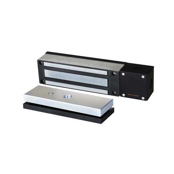 Electromagnetic Gate Lock with 1,200-lb (544kg) holding force. 12 or 24 VDC operation wit